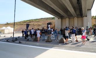 Inauguration de l'E420 autoroute Belgique France