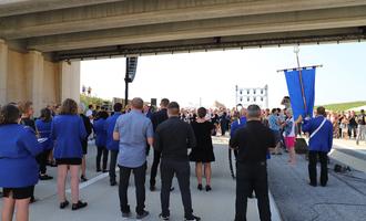 Inauguration de l'E420 autoroute Belgique France