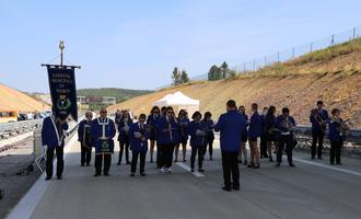 Inauguration de l'E420 autoroute Belgique France