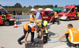 Inauguration de l'E420 autoroute Belgique France