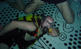 Les plongeurs en entrainement à NEMO 33