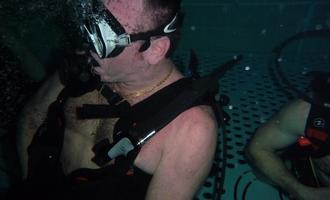 Les plongeurs en entrainement à NEMO 33