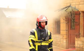 Feu dans une habitation à Villers Semeuse