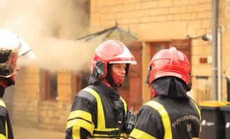 Feu dans une habitation à Villers Semeuse