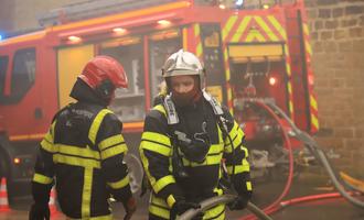 Feu dans une habitation à Villers SemeuseFeu dans une habitation à Villers Semeuse