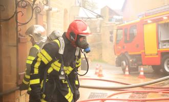 Feu dans une habitation à Villers Semeuse