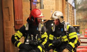 Feu dans une habitation à Villers Semeuse