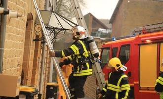 Feu dans une habitation à Villers Semeuse