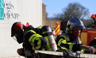 Une maison épargnée par les flammes