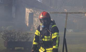 Une maison épargnée par les flammes