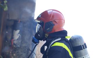 Une maison épargnée par les flammes