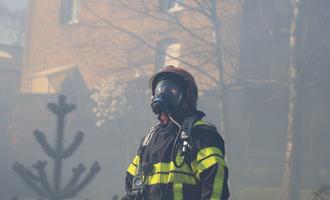 Une maison épargnée par les flammes