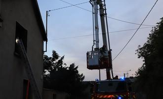 Feu de toiture à Nouzonville 12 mai 2020