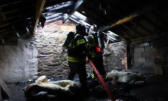 Feu de toiture à Nouzonville 12 mai 2020