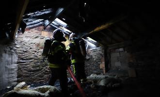 Feu de toiture à Nouzonville 12 mai 2020