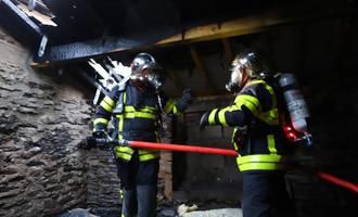 Feu de toiture à Nouzonville 12 mai 2020