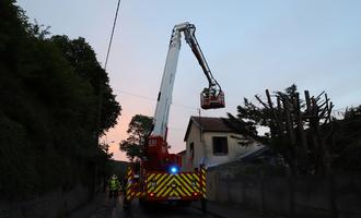 Feu de toiture à Nouzonville 12 mai 2020