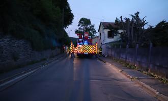 Feu de toiture à Nouzonville 12 mai 2020