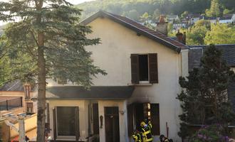 Feu de cuisine à Nouzonville 14 mai 2020