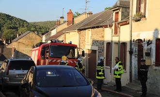 Feu de cuisine à Nouzonville 14 mai 2020